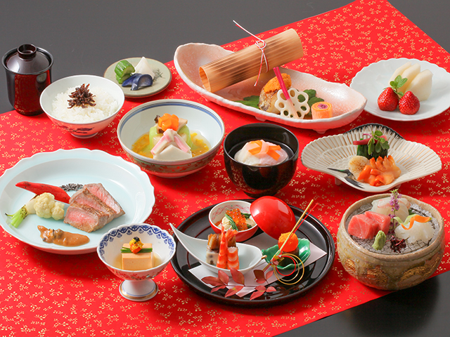 配達 祝い膳ケータリング 仕出し テイクアウト 会席 松花堂 千草ホテル お祝い 会食 法事なら北九州市のアニバーサリーホテル