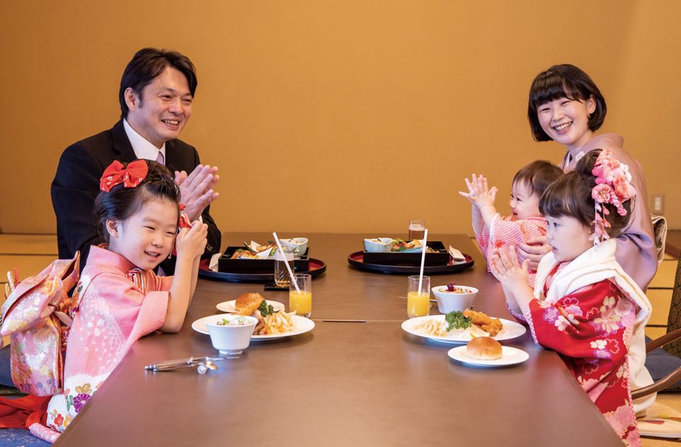 食事会♥️　七五三　お宮参り　パーティー　女子会